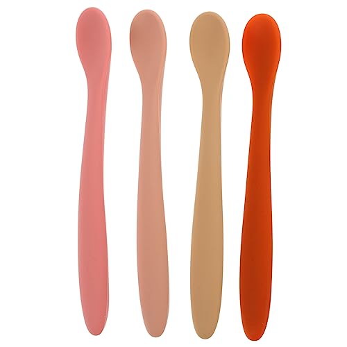 OFFSCH 4 Uds Cuchara De Entrenamiento Cucharas De Fruta Cuchara De Fruta Cucharas Utensilios Alimentador Cucharas Accesorios De Almuerzo Para Cucharas Pequeñas