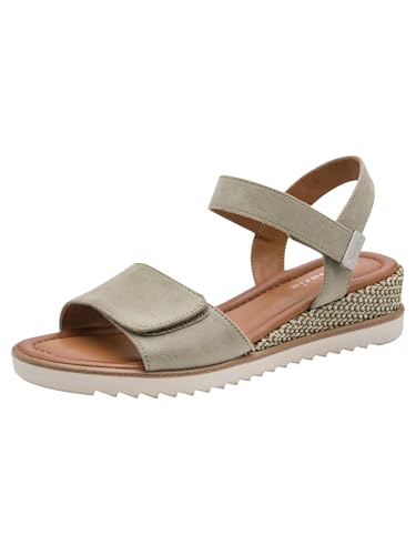 Tamaris sandale femme à talon compensé vert 42 EU