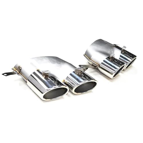 Tuyaux d'échappement Audi A6 A7 S6 S7 embouts silencieux noirs argent 4 sorties 16-18
