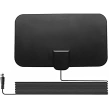 Digital HDTV 1500 Miles Antenna TV Aerial 4K 1080P HD Freeview Local Channels Receiver Black HDTV Antenna
