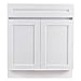 VEVOR White Shaker Base Cabinet, 30-Inch Unassembled Sink Base Cabinet, 30