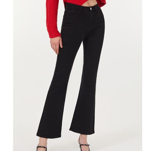 Flare Jeans for Women Trendy High Waisted Stretch Bootcut Denim Pant Casual Versatile Outdoor Y2k Trouser with Pocket4