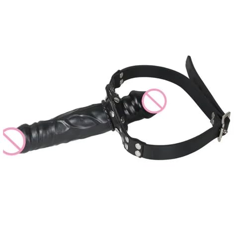 Dildo Filled Open Mouth SM Tool Double Head Dildo Bundle Lesbian Erotica Couple Adults Toys Products