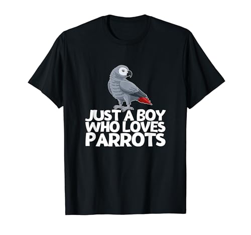 Just A Boy Who Loves Parrot Funny Parrot T�V���c