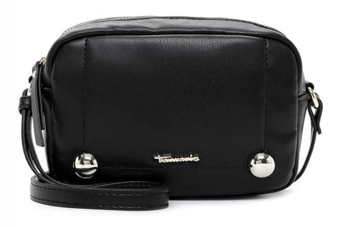Sac à épaule bandoulière Tamaris noir avec fermeture éclair pour femme moderne