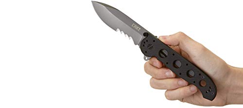 Image of CRKT M21-14G Folding Knife with Liner Lock: 1.4116 Veff Serrations Blade, G10 Handle, Reversible Pocket Clip, M21-14G