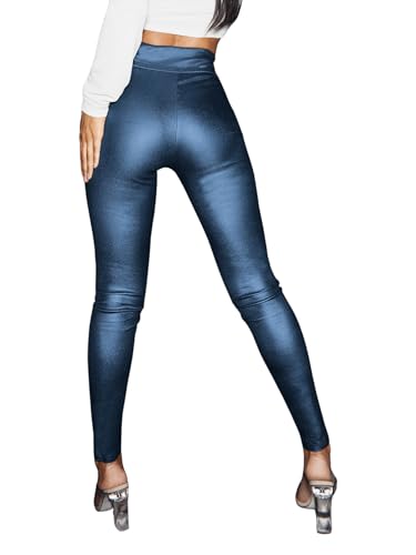 La Mejor Selección de Leggins efecto cuero Top cinco. 20 Imagen adicional