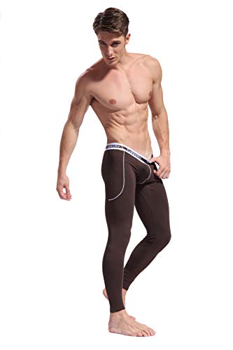 ARCITON Men's Low Rise Leggings Long Johns Thermal Pant3