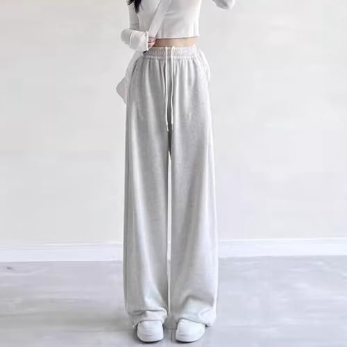 Baggy Sweatpants for Teen Girls Elastic Waist Athletic Joggers Casual Pants Oversized Wide Leg Loose Fit Cargo Pants3