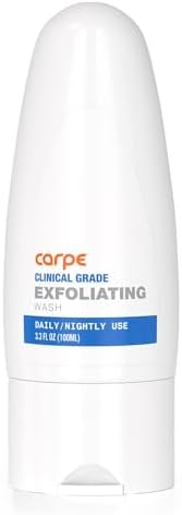Carpe Exfoliator for Women & Men, Underarm Exfoliating Scrub - Minty Fresh