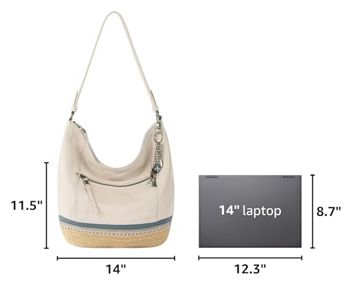 Image of The Sak Sequoia Hobo Bag - Premium Large Leather Women's Handbag for Everyday & Travel - Durable Purse With Zipper Pocket