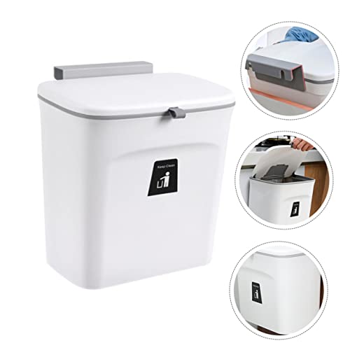 Bote de basura compacto colgante Hemobllo para cocina miniatura 5