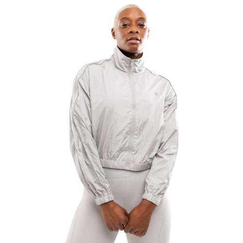 Veste de running respirante et coupe-vent Ueno SIROKO gris clair femme