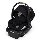 Maxi-COSI Mico Pro Baby Infant Car Seat, Ventilated Chair Design, Soft Headrest Pad, Easy-Install Latch, Adjustable Belt Guide, 3-Position Base, Stroller-Ready, Fits 4-30 lbs, up to 32 in, Sea Shadow