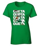 Tenacious Tops Boston Neemias Queta Text Pic Shirt Women's T-Shirt Adult Medium Green
