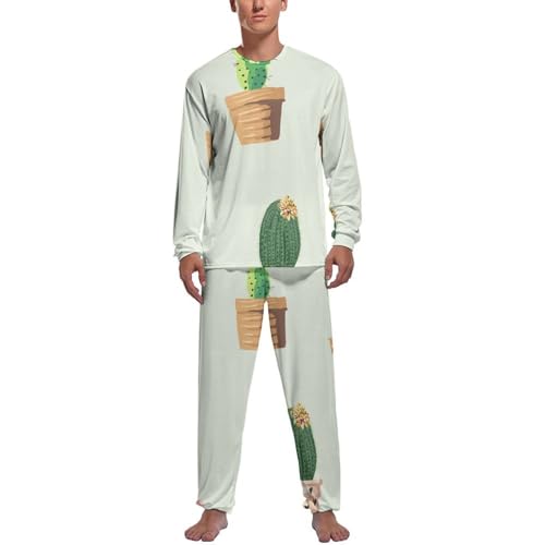 Pyjama homme haut et bas manche longue pour ne plus avoir froid pendant la nuit
