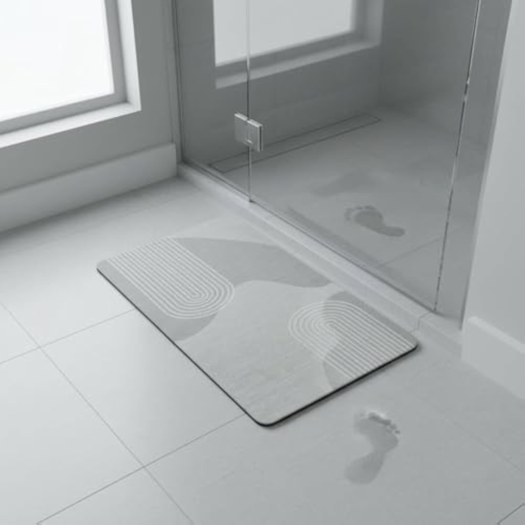 Diatomite Quick Dry Bath Mat, Rectangular Style-3