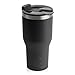 RTIC 30 oz Insulated Tumbler Stainless Steel Coffee Travel Mug with Lid, Spill Proof, Hot Beverage and Cold, Portable Thermal Cup for Car, Camping, Black