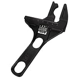 Tofficu Verstellbarer Sanitärschlüssel Aluminiumlegierung Rohrzange Großes Öffnungsmaß...