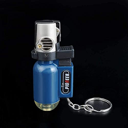 Image of Stylish Butane Gas Lighter Sharp Small Jet Flame Refillable Cigarette Lighter Variation Mini Pocket (Jet Flame Torch)