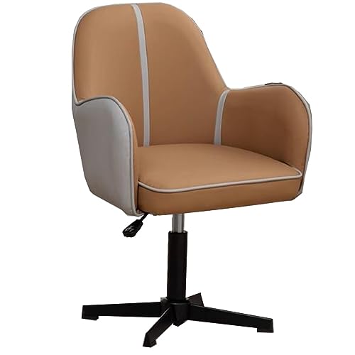 Chaise de bureau PU réglable sans roulettes pour un espace fixe