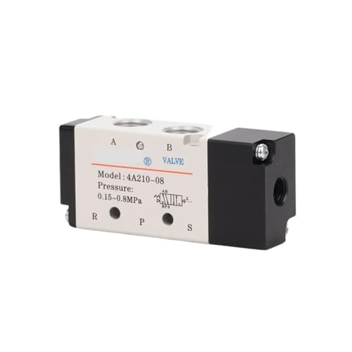 Électrovanne 4A230-08 commande pneumatique 5/3 voies pour vérin d'air