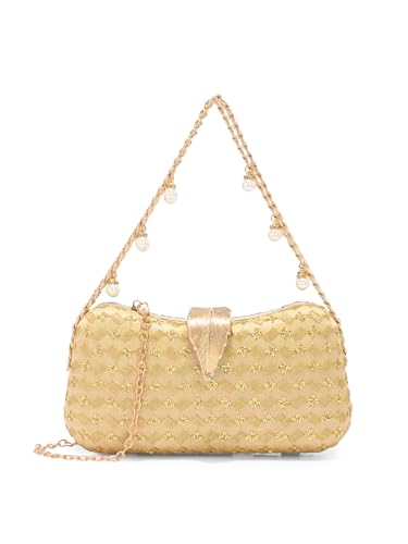 Image of TOOBA Handicraft Clutch Purse For Women with Sleek Design Embroidered Clutch| Trendy Stylish Bridal, Party, Wedding Sling Bag