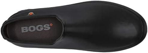 BOGS womens Patch Clog Rain Shoe, Black, 12 US | Image 4