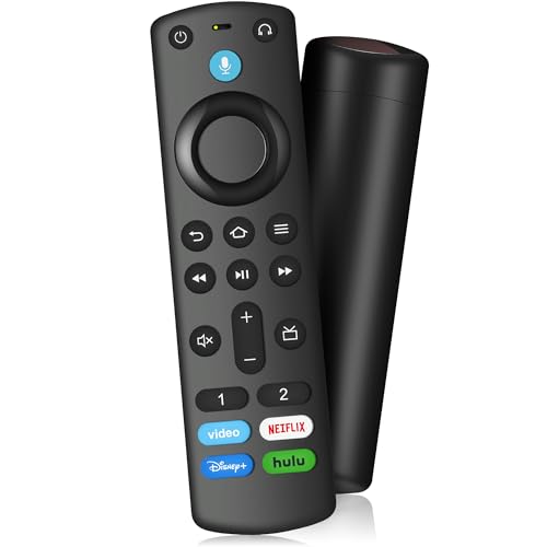Voice Remote Control Fit for All Fire-Series-Smart TVs Stick/TV Cube, Stick 4K/4K Max(1st / 2nd Gen), Stick HD/Lite, Smart TV 3rd Gen, and Fit for All Insignia-Toshiba-Pioneer-Omni QLED Series