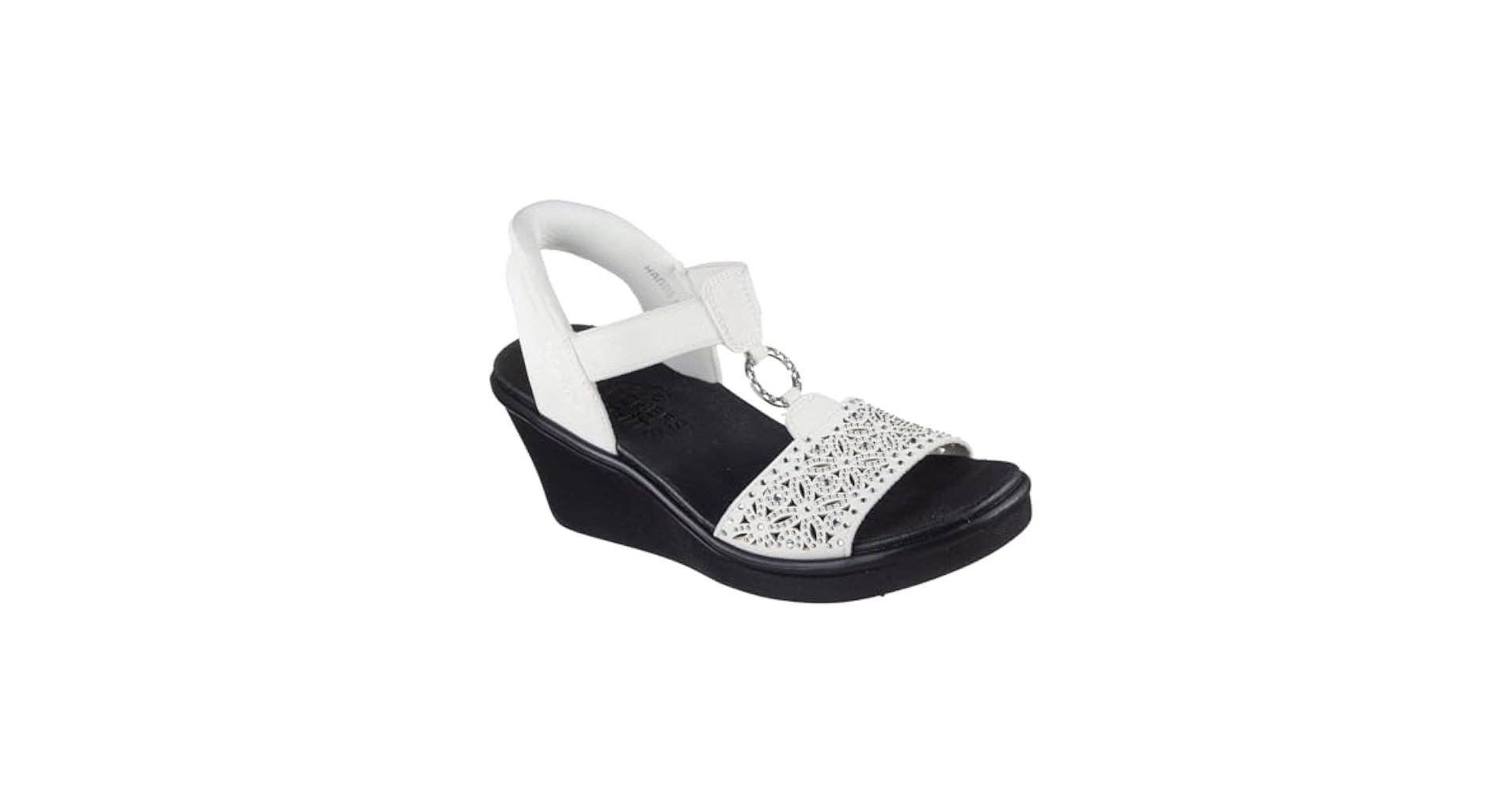 SKECHERS RUMBLE ON-DANCING AWAY ブラック 6 Amazon.com | Skechers Women's Rumble on-New Crush Wedge