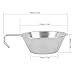 Stainless Steel Camping Cup, Measuring Scale Easy To Hold Heat Resisting Camping Mug Stackable Lightweight for Backpacking