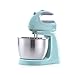 XBR Mixer Stand 2 in 1 Mixer Elettrico da 150 W Mixer Elettrico a Testa inclinata con Grande capacità di 3 L Ciotola in Acciaio Inossidabile Frullino a Gancio per frullatore Frullatori per miscelator