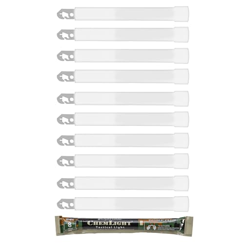 Cyalume 9-51460 Military Grade White Glow Sticks - Premium Bright 6 Inch Chemlight Emergency Glow Sticks thumb #3