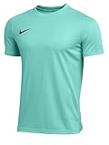 Nike Youth Park VII Short Sleeve Shirt (Turquoise, Large)
