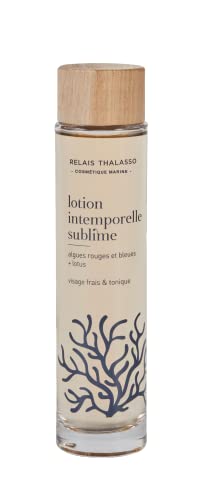 Relais Thalasso Cosmétique® Lotion Intemporelle Sublime Visage-Nettoie-Tonifie-adoucit-Algues+ Lotus le matin pour rééquilibrer et le soir pour parfaire le nettoyage– 150ml Naturalité : 98%
