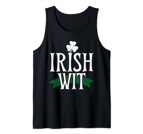 Irish Wit Clover St Patrick Funny Irland Couples Matching Tank Top