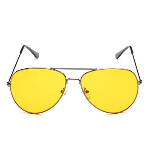 CandyT Lunettes de Soleil de Nuit Night Sight Driving Glasses Anti-Glare UV400 Protection Night Eyewear for Men Women Cover