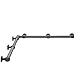 Jaclo G70-60-60-IC-WH - G70 60" x 60" Inside Corner Grab Bar