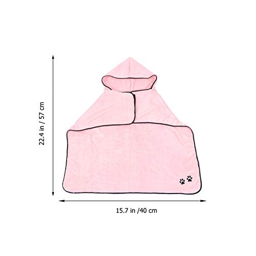 ULTECHNOVO Toalha de Banho para Animais de Estimação Lã Cachorrinho Cachorrinho Toalha de Secagem Rá