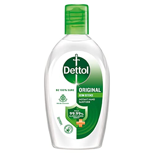 Image of Dettol Liquid Handwash Refill - Skincare Moisturizing Hand Wash- 175ml | Antibacterial Formula | 10x Better Germ Protection & Dettol Original Germ Protection Alcohol Based Hand Sanitizer, 50ml