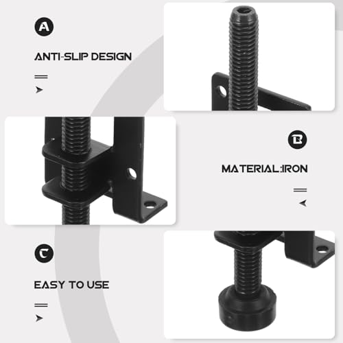Niveladores de patas ajustables con tornillos para evitar inestabilidad en muebles 7