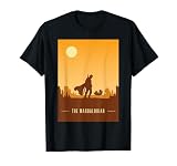 スター・ウォーズ マンダロリアンと子どものポスター Tシャツ