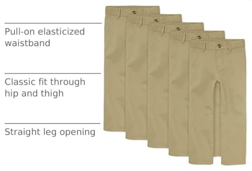 Image of The Children's Place Boys' Stretch Relaxed Straight Chino Pants, Multipacks