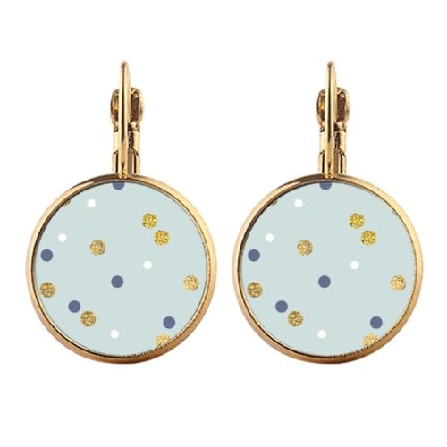 Boucles d'oreilles pendantes à clip en or idéales pour vos soirées chic
