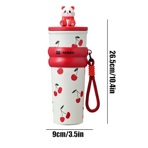 Gourde pour filles avec couvercle étanche et motif animé résistant