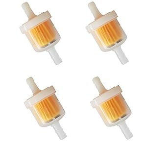 Set van 4 benzinemotors, brandstoffilter, universeel Sprit Filter personenauto auto auto 6 mm 8 mm