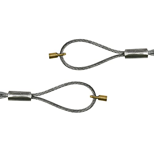 Vgongtech Cable Pulling Grip Sock With 5Mm Nut Flexible Eye Mesh Rope Cable Sock Kit Galvanizing Steel Antislip Pipe Cable Wire Pulling Grips Lassos 6 Set 4-25Mm #TOP3