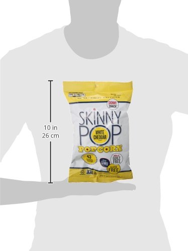 SkinnyPop Popcorn, White Cheddar, 1 Ounce