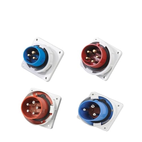 Connecteur de prise industrielle encastré pour alimentation de chantier et événements extérieurs IP67