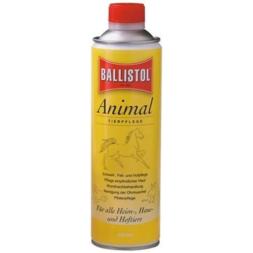 Ballistol Unisex – Erwachsene Animal Tierpflege-Öl 500ml Dose, Farblos, 6 Stück
